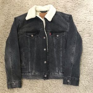 Vintage Levis Sherpa Jean Jacket
